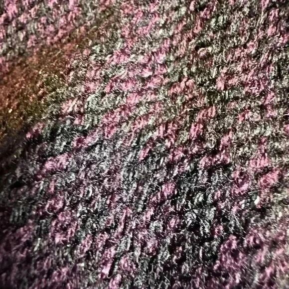 Lane Bryant 14 16 Women’s Cardigan Sweater Plum Knit Open Front NWOT - Picture 5 of 7